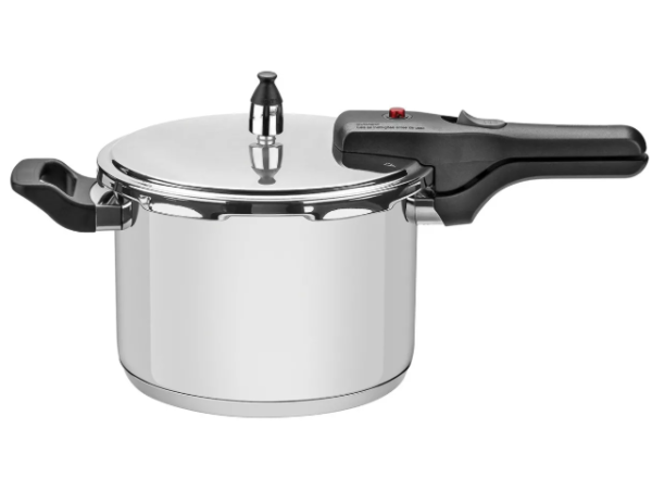 Panela De Pressão 4.5l Inox Fundo Triplo Brava Tramontina Prateado